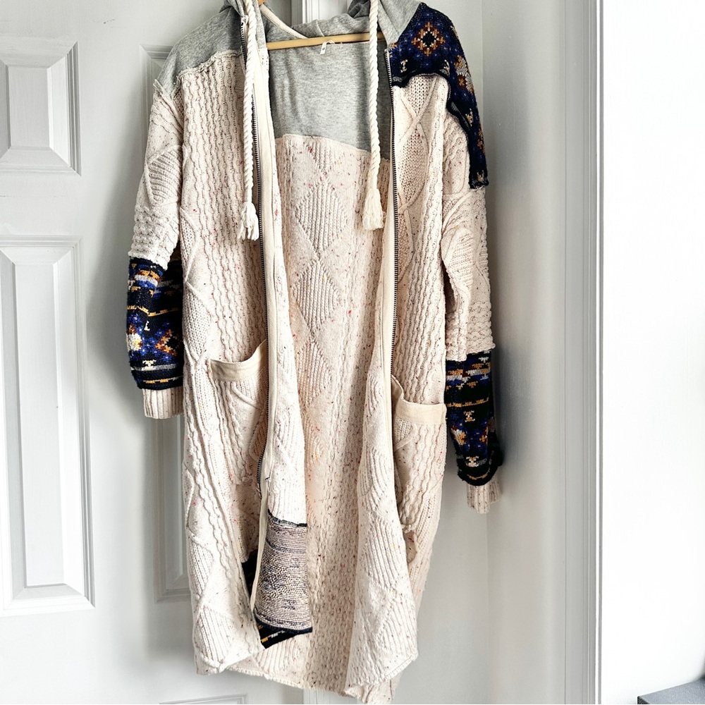 Free People Capture The Moment Knit Cardigan Sweater Coat - Picture 5 of 9